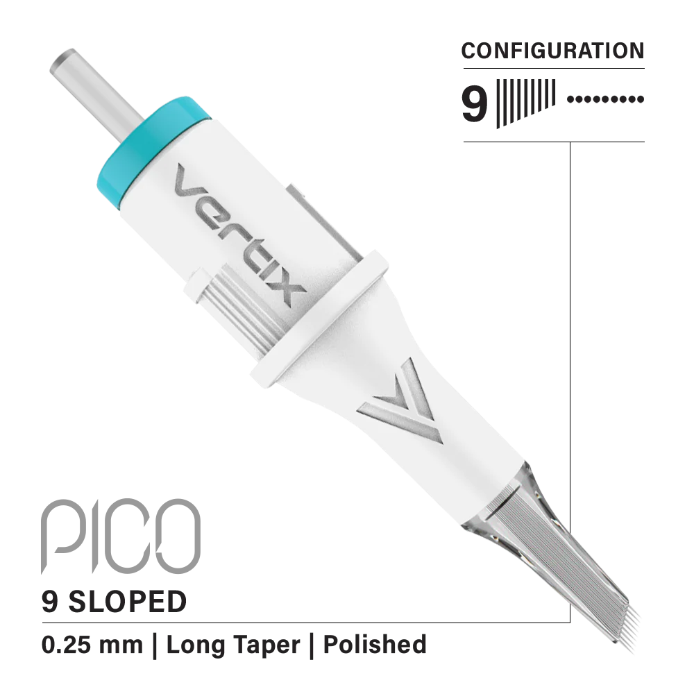 Vertix Pico 9 sloped 0.25mm Long Taper