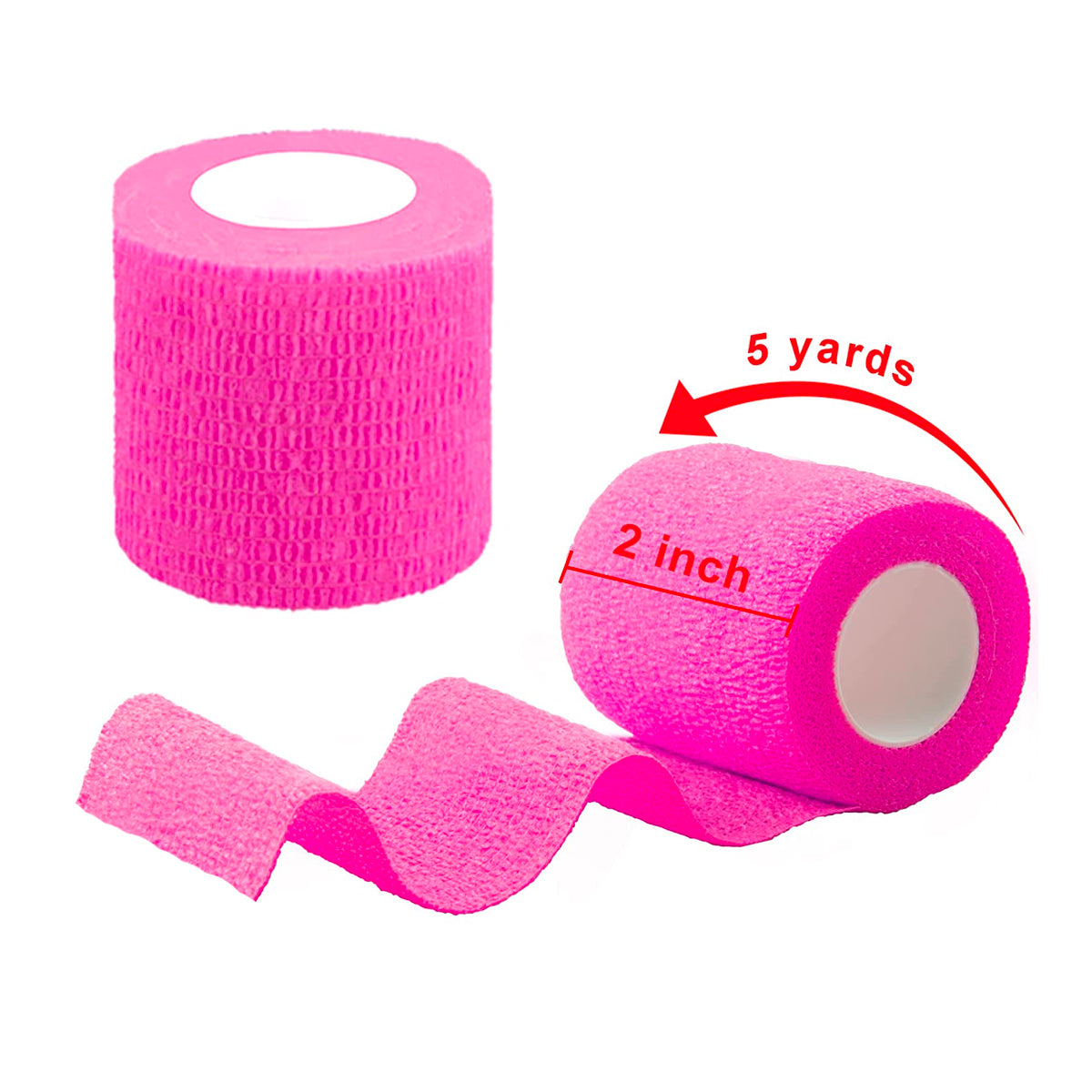 Pink Self Adherent Wrap (2 inches)