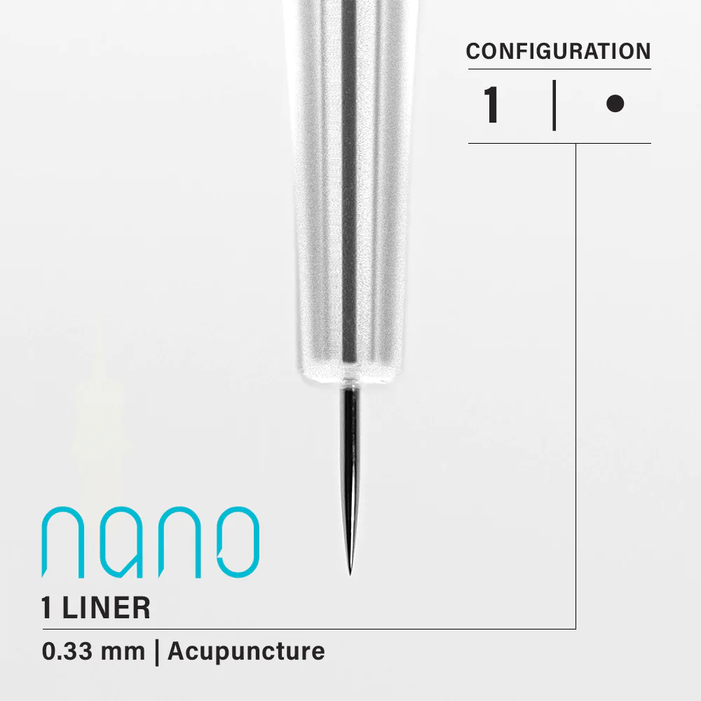 Vertix Nano Liner  1 / 0.33mm Acupunture Taper (20 pack)