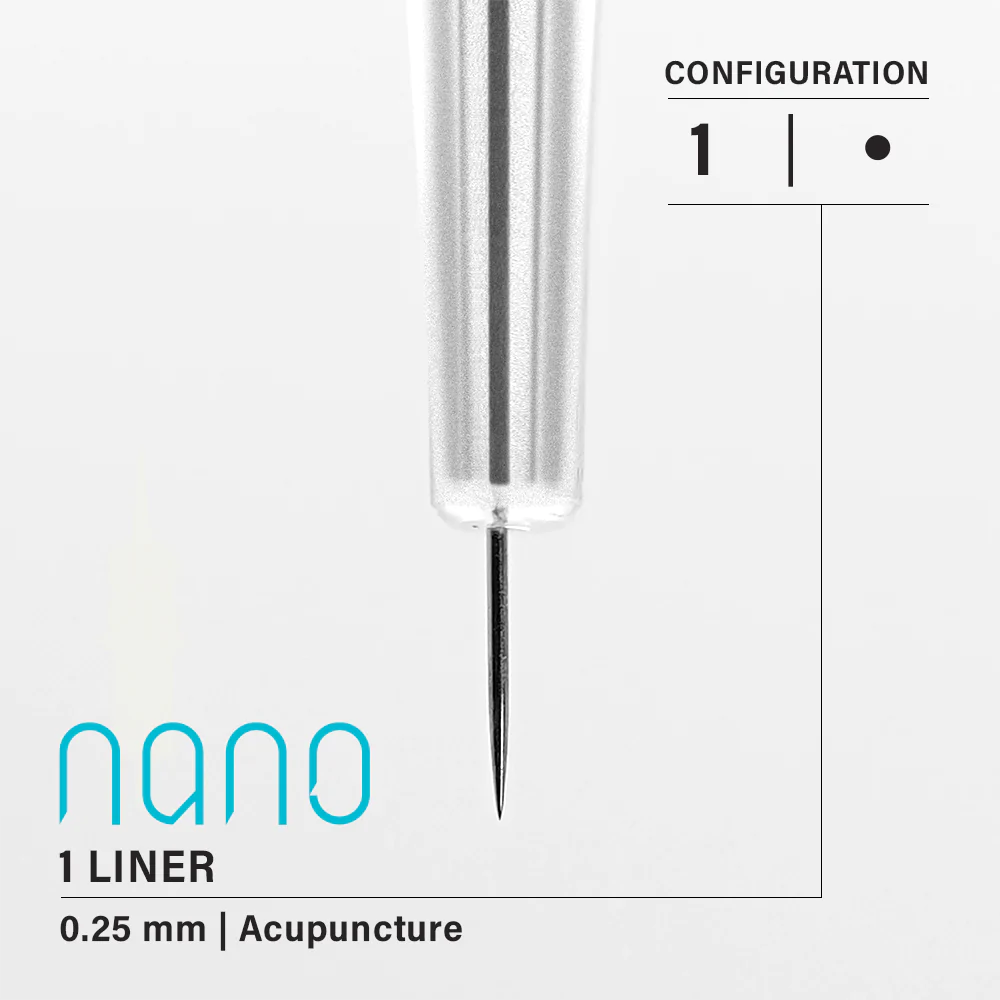 Vertix Nano Liner  1 / 0.25mm Acupunture Taper (20 pack)